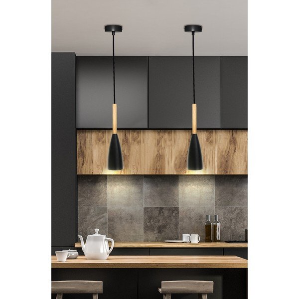 Piekaramā lampa ar metāla abažūru ø 10 cm Trosa – Candellux Lighting-image-1