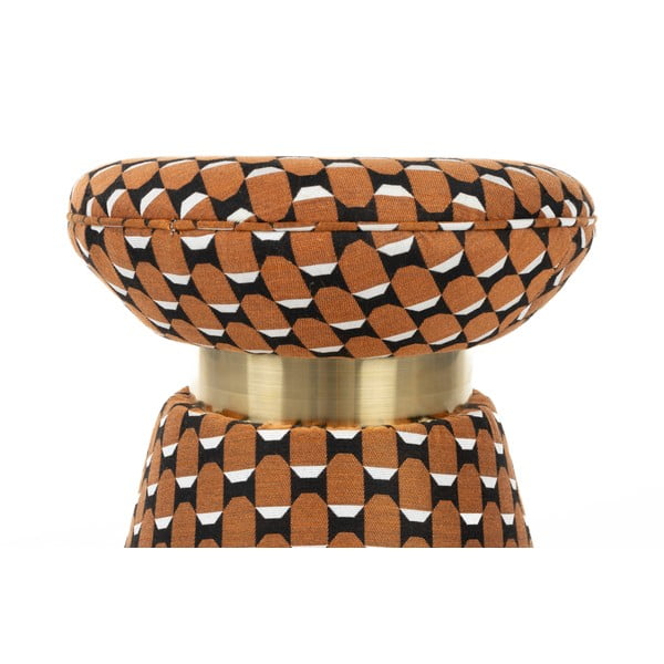 Oranžs pufs Pin – White Label-image-2