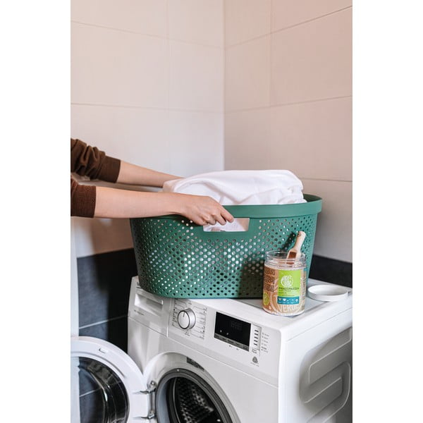 Zaļš veļas grozs Curver Infinity Hamper, 40 l-image-1