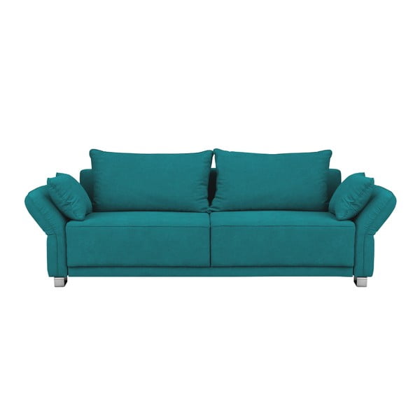 Tirkīza krāsas dīvāns ar uzglabāšanas vietu Windsor & Co Sofas Casiopeia, 245 cm