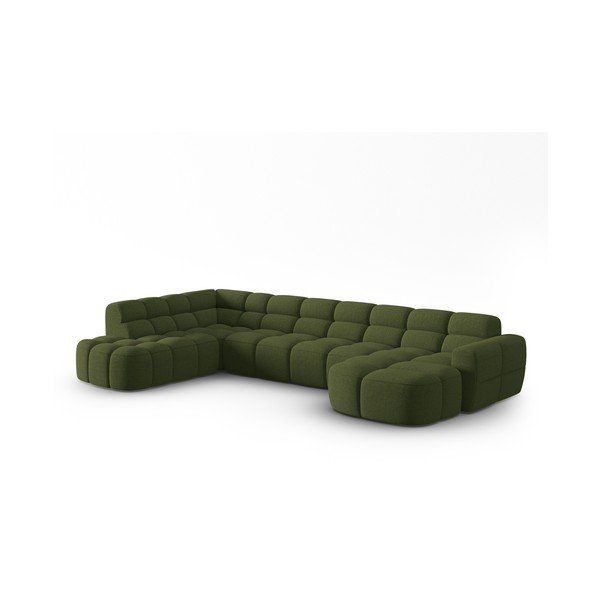 Zaļš stūra dīvāns Lisa – Micadoni Home-image-2
