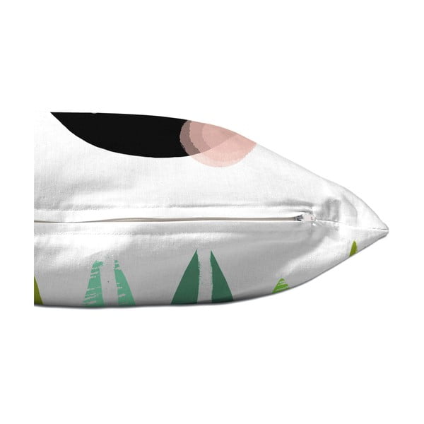 Kokvilnas abpusēja spilvendrāna Moshi Moshi Panda Garden, 50 x 30 cm-image-4