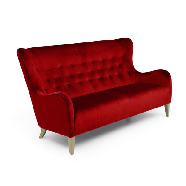 Ķieģeļu sarkans dīvāns Max Winzer Medina, 190 cm