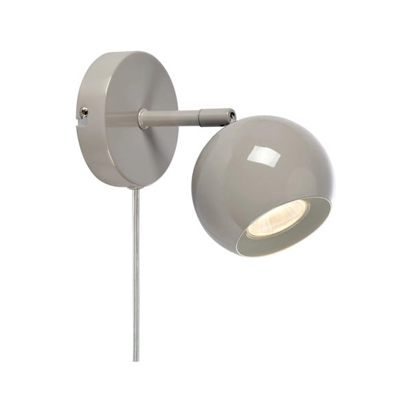 Pelēkbēša sienas lampa ar vadu Pop – Markslöjd