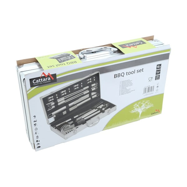 18 grilēšanas rīku komplekts futrālī Cattara Alu-image-4