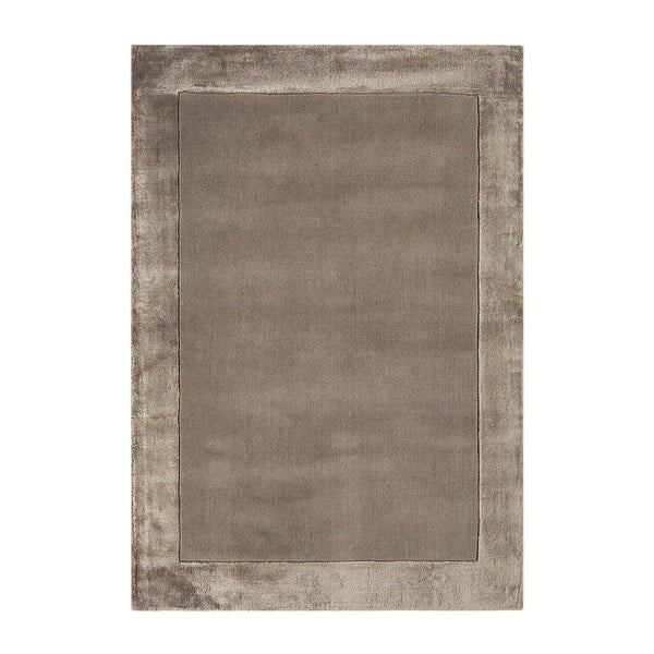 Brūns ar rokām darināts paklājs no vilnas maisījuma 120x170 cm Ascot – Asiatic Carpets
