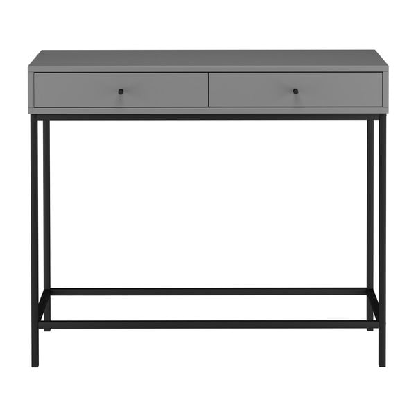 Pelēks konsoles galds 35x90 cm Celine – Støraa-image-2