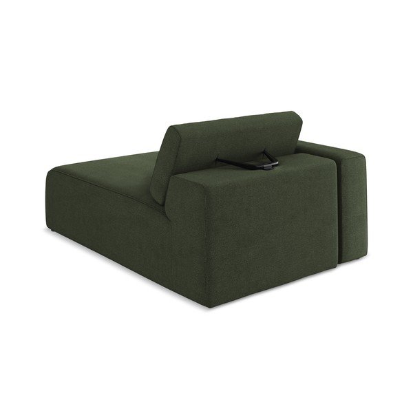 Zaļa modulārā dīvāna daļa (ar kreiso stūri) Kalea – Makamii-image-4