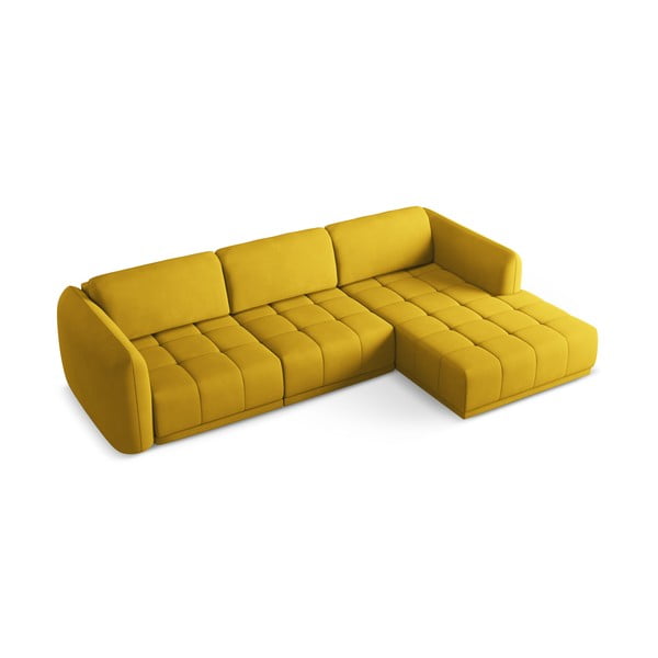 Dzeltens stūra dīvāns (ar labo stūri) Hoku – Makamii-image-4
