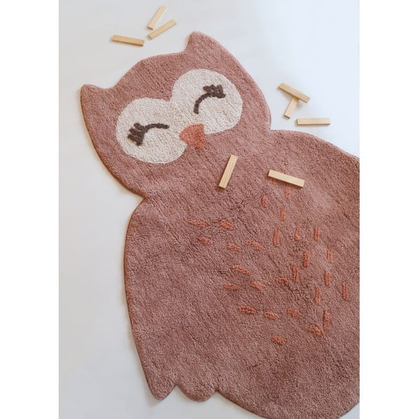 Rozā bērnu paklājs 90x115 cm Little Pepa – Nattiot-image-2