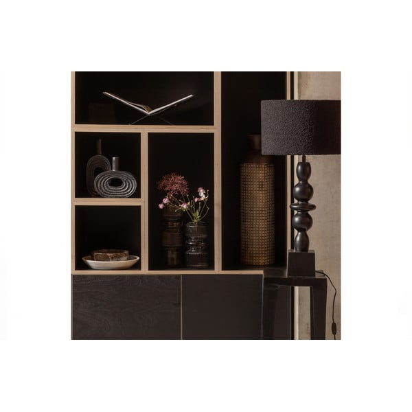 Melna lampas pamatne 65 cm Chrissie – WOOOD-image-2