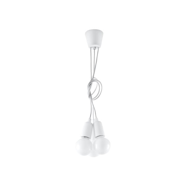 Balta piekaramā lampa ø 15 cm Rene – Nice Lamps