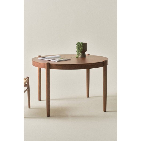 Gobas masīvkoka apaļš ēdamgalds ø 120 cm Nattavaara – Jotex-image-2