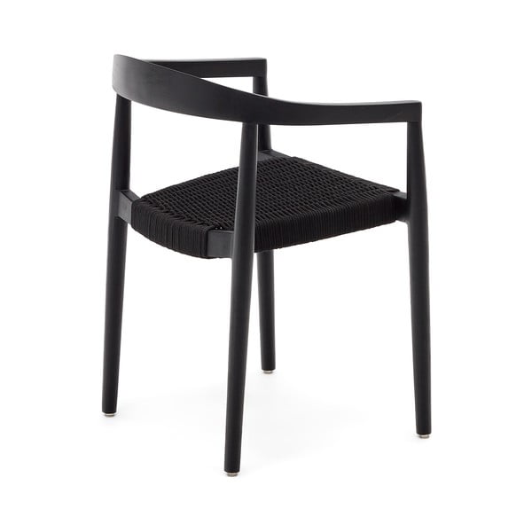 Melni pusdienu krēsli (4 gab.) Ydalia – Kave Home-image-2