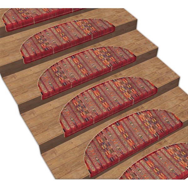 Sarkani kāpņu paklāji (16 gab.) 65x20 cm Anatolia – Vitaus-image-1