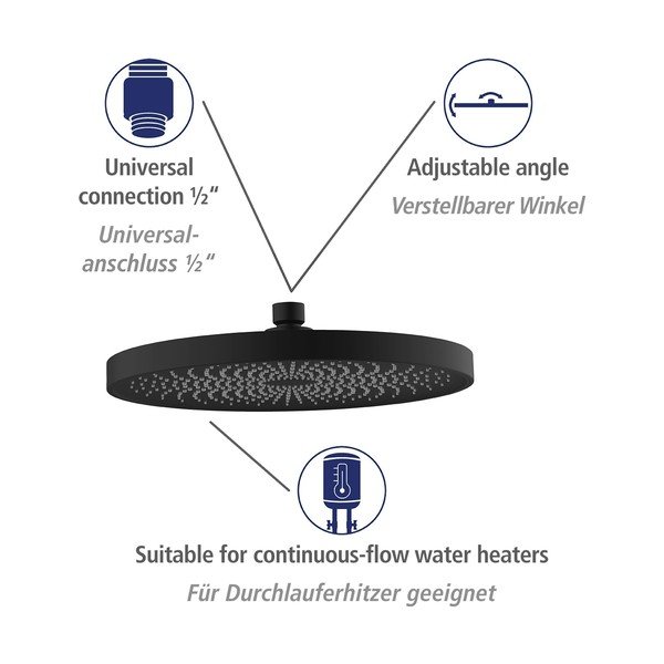 Dušas galva ø 26 cm Soft Water – Wenko-image-4