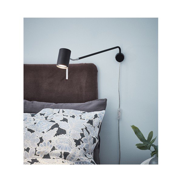 Melna sienas lampa Markslöjd Alice 1L-image-1