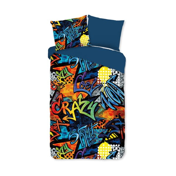 Vienguļamā mikrošķiedras bērnu gultas veļa 140x220 cm Jeff – Good Morning