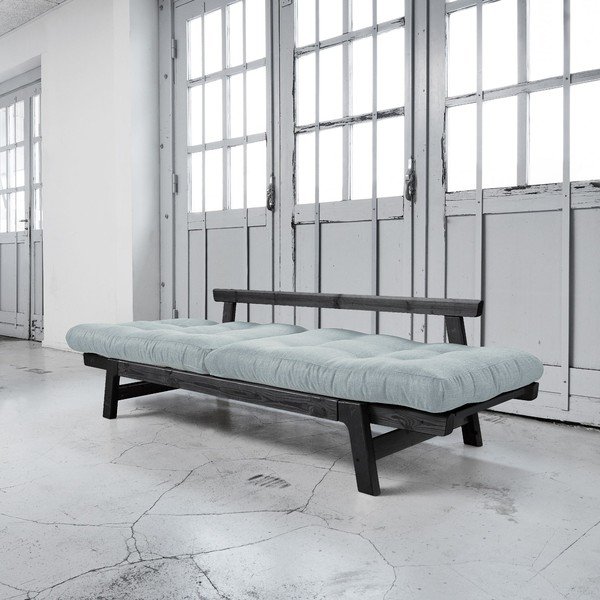 Dīvāns gulta Karup Step Black/Sky Blue-image-2