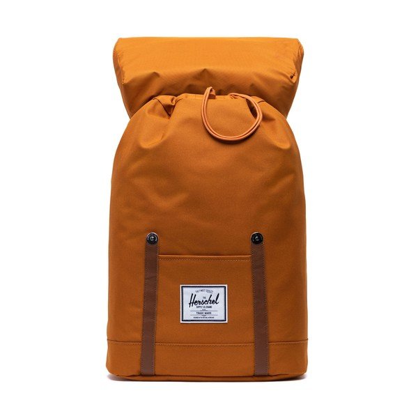 Oranža mugursoma ar brūnām siksnām Herschel Retreat, 19,5 l-image-2