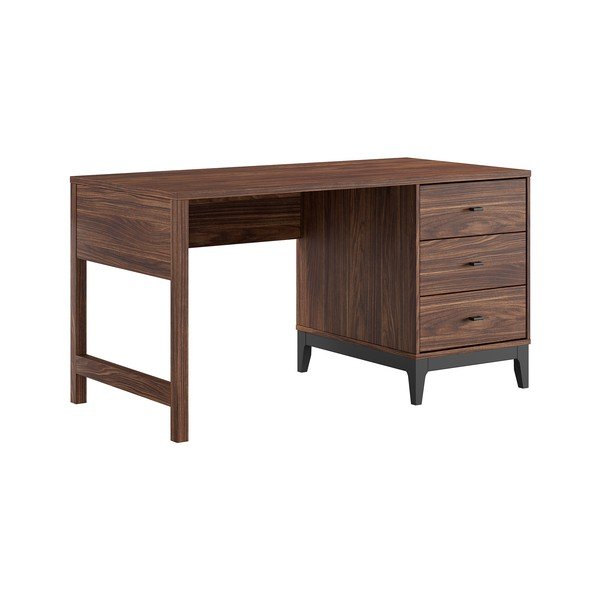 Darba galds ar riekstkoka imitāciju 70x140 cm Ilyas – Vipack
