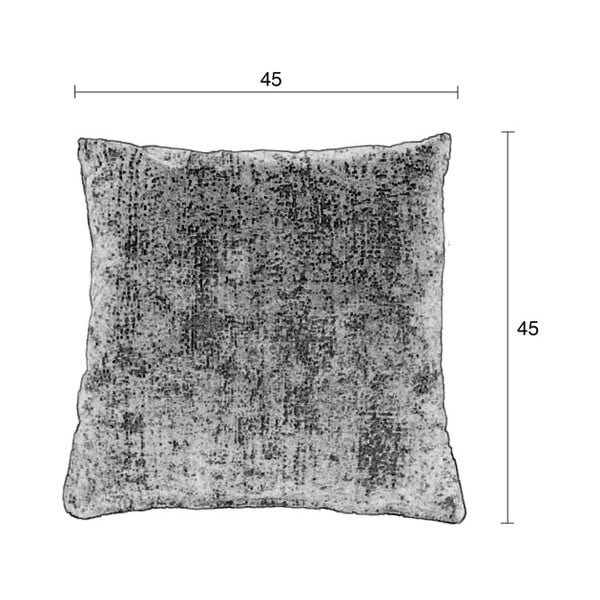 Tumši zils spilvens ar Zuiver Sarona Vintage pildījumu, 45 x 45 cm-image-2