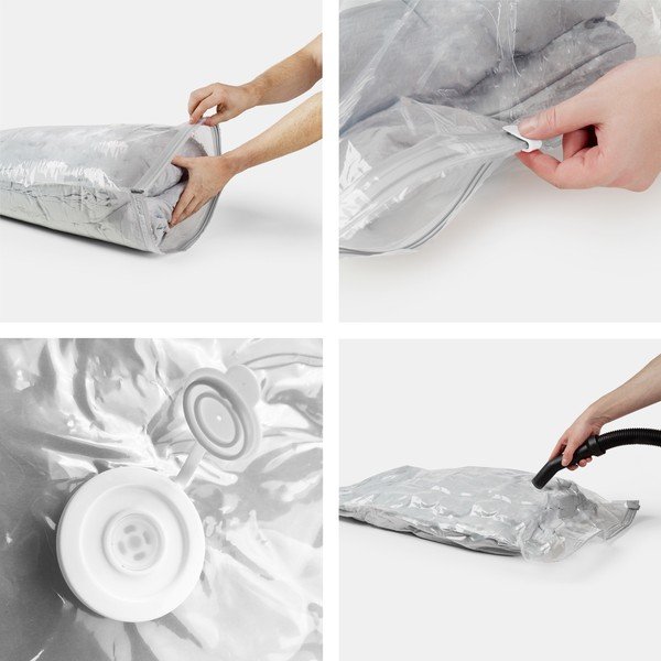 Vakuuma maisi apģērbam (2 gab.) Premium Valve S – Compactor-image-3