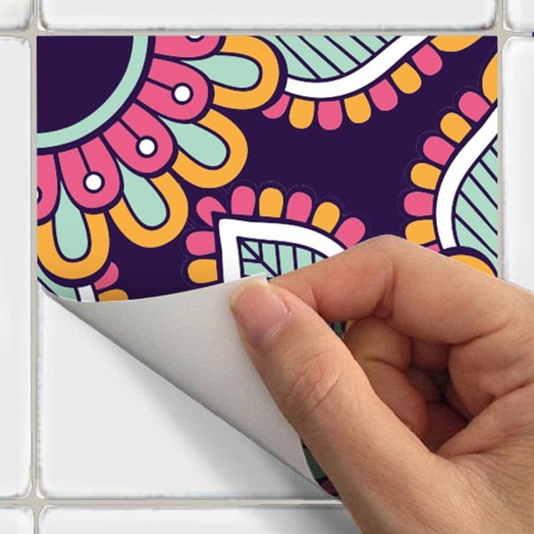 30 sienas uzlīmju komplekts Ambiance Azulejos Mariska, 15 x 15 cm-image-1