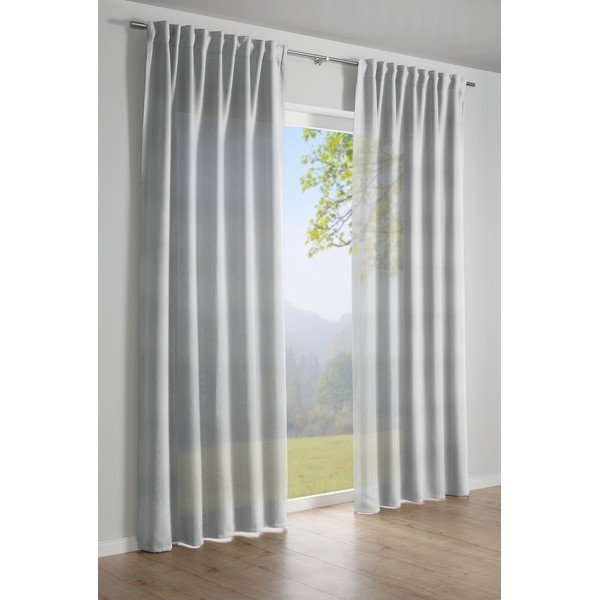 Balts aizkars 245x140 cm – Gardinia-image-1
