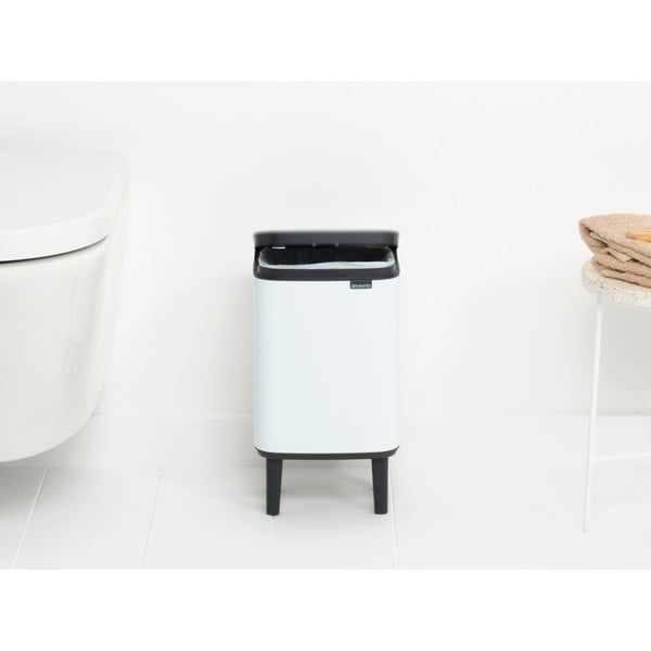 Balta tērauda atkritumu tvertne 4 l Bo Hi – Brabantia-image-1