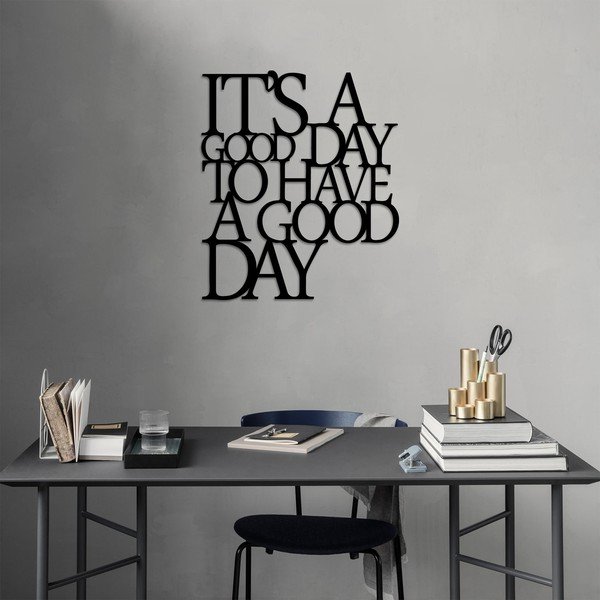 Melns sienas dekors Wallity Good Day-image-1
