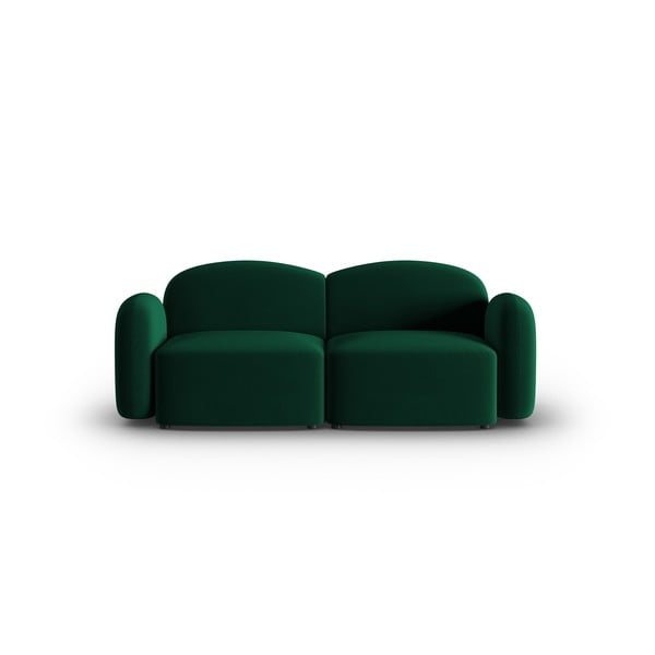 Zaļš samta dīvāns 194 cm Blair – Micadoni Home