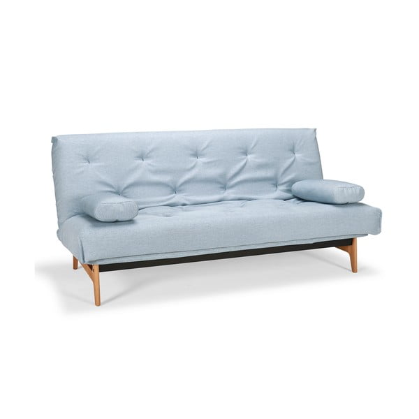 Gaiši zils dīvāns ar guļamvietu Frakcija