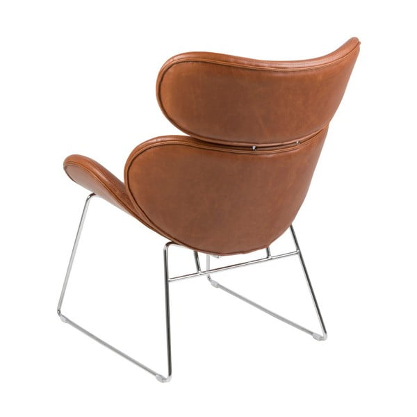 Brūns mākslīgās ādas krēsls Actona Cazar-image-1