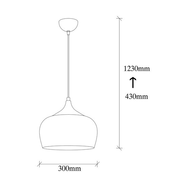 Melna griestu lampa Opviq lights Berceste Elegant-image-3