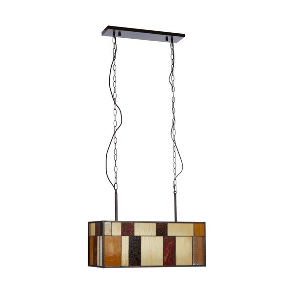 Metāla piekaramā lampa ar stikla abažūru Waldorf – Premier Housewares