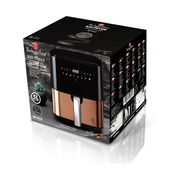 Zelta krāsas friteris Black Rose Collection – BerlingerHaus-image-4