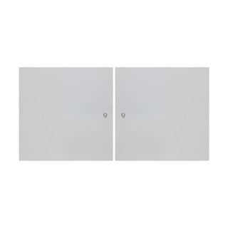 Baltas durvis moduļu plauktu sistēmai 2 gab. 32x33 cm Mistral Kubus - Hammel Furniture