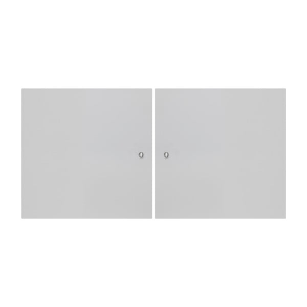 Baltas durvis moduļu plauktu sistēmai (2 gab.) 32x33 cm Mistral Kubus – Hammel Furniture