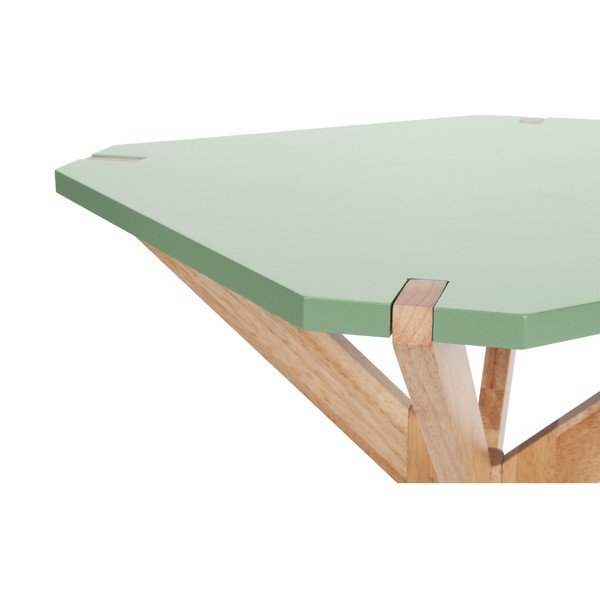 Piparmētru zaļš sānu galdiņš Leitmotiv Mister, 45 x 45 cm-image-2