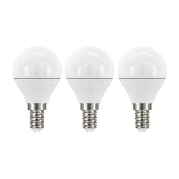 LED spuldzītes komplektā ar 3 spuldzēm Classic Mini Globe Neutral White, 5W E14 - EMOS