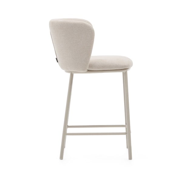 Bēšs bāra krēsls (sēdekļa augstums 65 cm) Ciselia – Kave Home-image-4