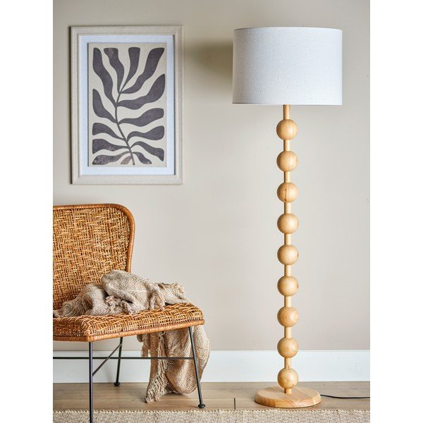 Dabīga toņa stāvlampa ar auduma abažūru (augstums 154,5 cm) Giacoma – Bloomingville-image-2