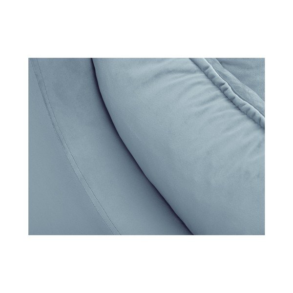 Gaiši zils samta dīvāns Mazzini Sofas Freesia, 150 cm-image-4