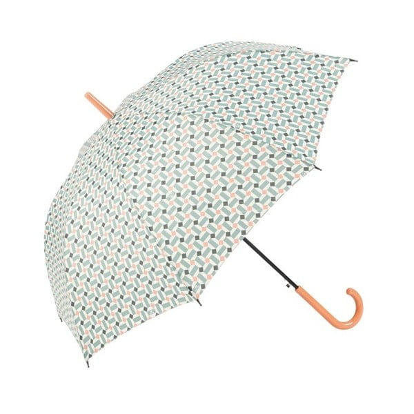 Zaļš lietussargs ar zaļām detaļām Drukāt, ⌀ 97 cm