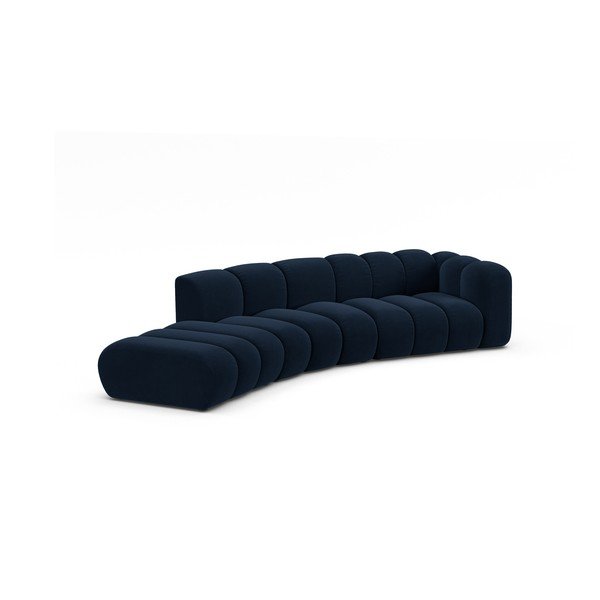 Tumši zils stūra dīvāns (ar labo stūri) Lupine – Micadoni Home-image-1