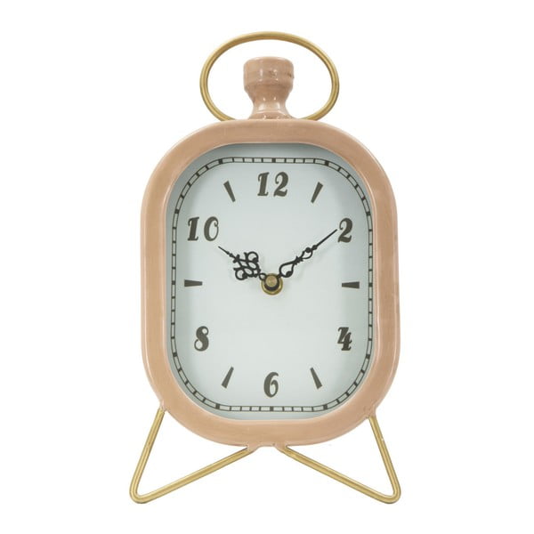 Rozā galda pulkstenis ar zelta detaļām Mauro Ferretti Glam