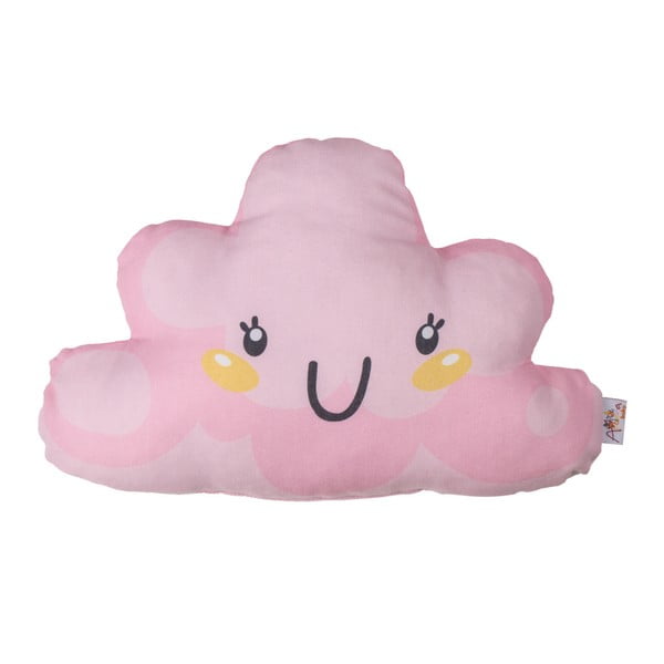 Rozā bērnu spilvens ar kokvilnu Mike & Co. NEW YORK Pillow Toy Hurro, 21 x 40 cm