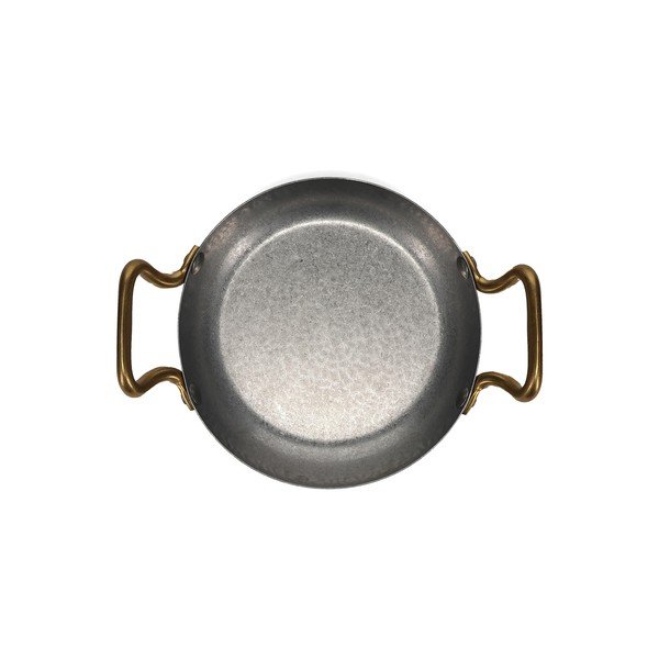 Sudraba krāsas servēšanas metāla šķīvis ø 18 cm Serve – BonBistro-image-3