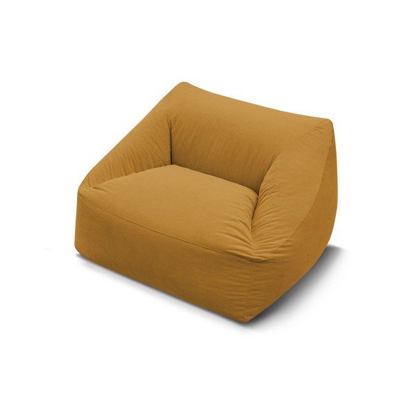 Dzeltens velveta sēžammaiss Lilibet – Bobochic Paris-image-4